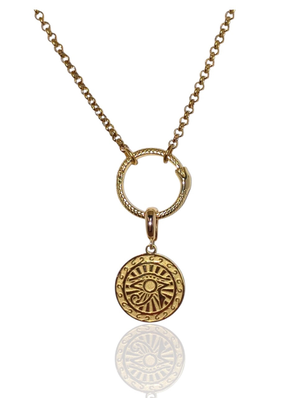 The Ouroboros Necklace - 28'' Chain