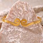 Gold Sacred Spiral Bracelet