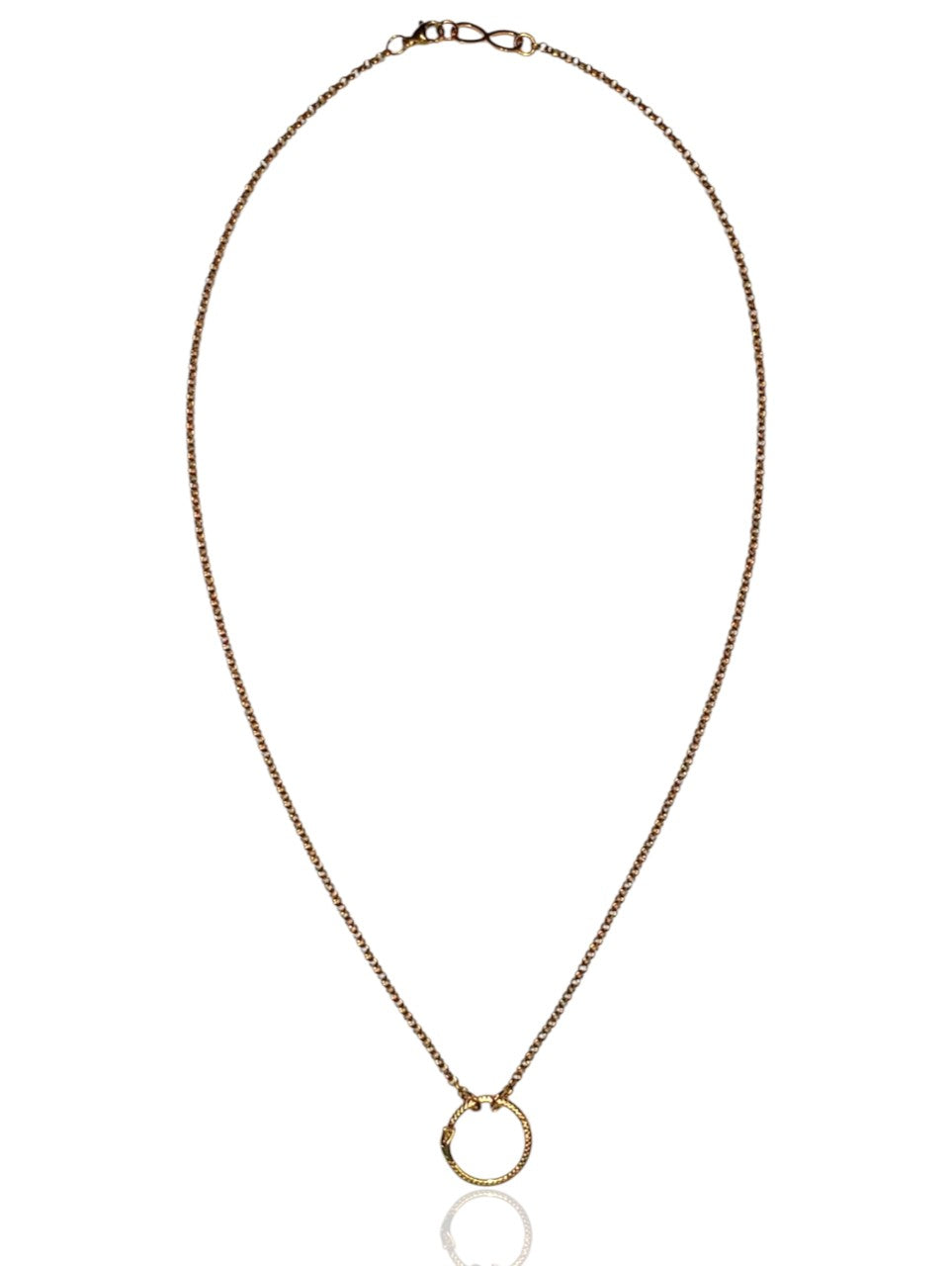 The Ouroboros Necklace - 28'' Chain